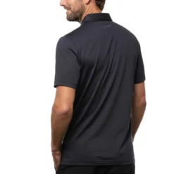 TravisMathew The Zinna Polo -Pum Golf Club Shop travismathew 2023 the zinna polo vintage indigo back itempicture