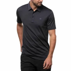 TravisMathew The Zinna Polo -Pum Golf Club Shop travismathew 2023 the zinna polo vintage indigo front itempicture