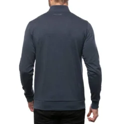 TravisMathew Cloud Quarter Zip 2.0 -Pum Golf Club Shop travismathew cloud quarter zip 2 0 heather blue back itempicture