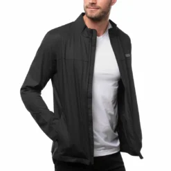 TravisMathew Crystal Cove 2.0 Jacket -Pum Golf Club Shop travismathew crystal cove 2 0 jacket black side itempicture