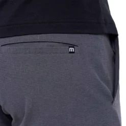 TravisMathew Sand Harbor Shorts 28 TravisMathew Sand Harbor Shorts -Pum Golf Club Shop travismathew sand harbor shorts heather dark grey logo itempicture