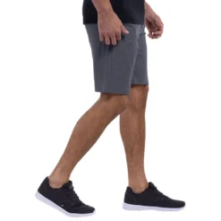 TravisMathew Sand Harbor Shorts 26 TravisMathew Sand Harbor Shorts -Pum Golf Club Shop travismathew sand harbor shorts heather dark grey side itempicture