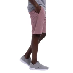 TravisMathew Sand Harbor Shorts 25 TravisMathew Sand Harbor Shorts -Pum Golf Club Shop travismathew sand harbor shorts heather garnet rose side itempicture