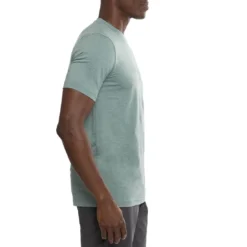 TravisMathew Scenic Vista Active Tee -Pum Golf Club Shop travismathew scenic vista active tee heather silver pine side itempicture