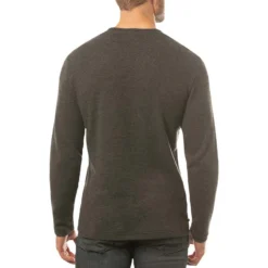 TravisMathew Cloud Waffle Crew -Pum Golf Club Shop travismathew waffle cloud crew charcoal back itempicture