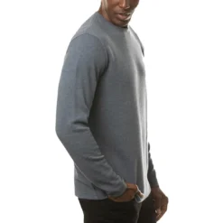 TravisMathew Cloud Waffle Crew -Pum Golf Club Shop travismathew waffle cloud crew vintage indigo side itempicture