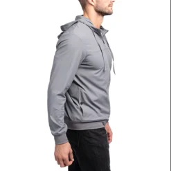 TravisMathew Wanderlust Full Zip Hoodie -Pum Golf Club Shop travismathew wanderlust full zip hoodie quiet shade side itempicture
