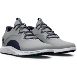Under Armour Charged Draw 2 SL Golf Shoes Grey/Navy -Pum Golf Club Shop under armour charged draw 2 sl golf shoes grey navy pair itempicture