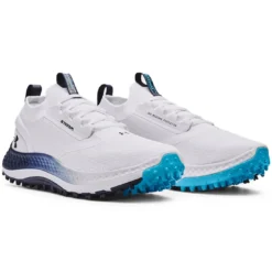 Under Armour Charged Phantom SL Golf Shoes White/Navy -Pum Golf Club Shop under armour charged phantom sl golf shoes white navy pair itempicture