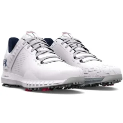 Under Armour HOVR Drive 2 Golf Shoes White/Metallic Silver -Pum Golf Club Shop under armour hovr drive 2 golf shoes white metallic silver pair itempicture