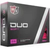 Wilson Staff DUO Soft Pink Personalized Golf Balls
