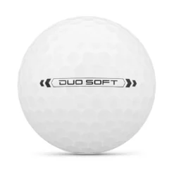 Wilson Staff DUO Soft White Personalized Golf Balls -Pum Golf Club Shop wilson staff duo soft white golf balls ball front itempicture
