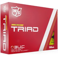 Wilson Staff Triad Yellow Personalized Golf Balls